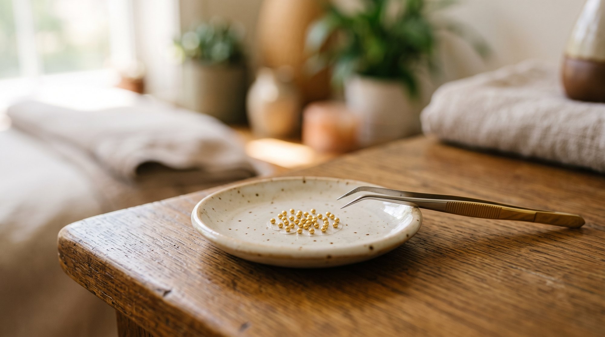Sesión de auriculoterapia en Maitri